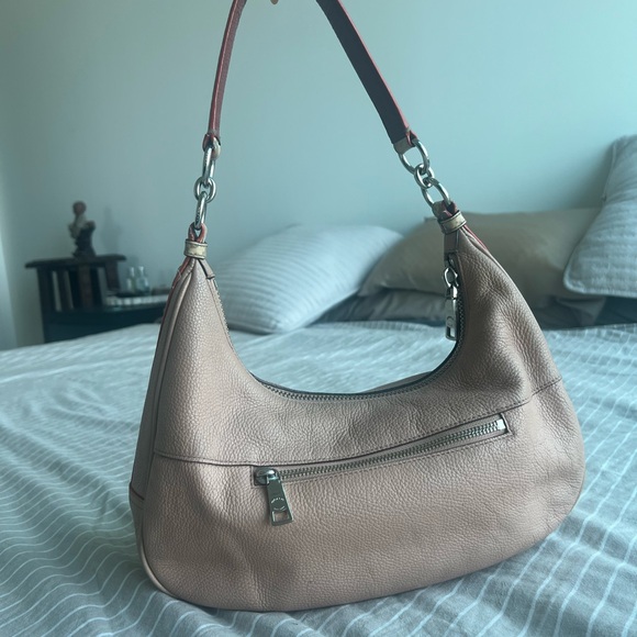 Coach Harley East West Hobo Shoulder Bag with Snakeskin Trim - Picture 4 of 10